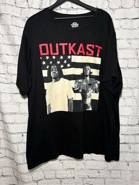 Outcast. Black vintage  graphic tee. Size 3X